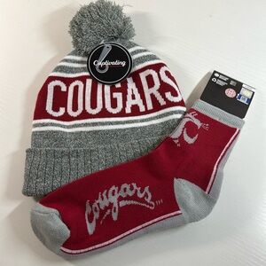 NWT. Coug beanie and socks
